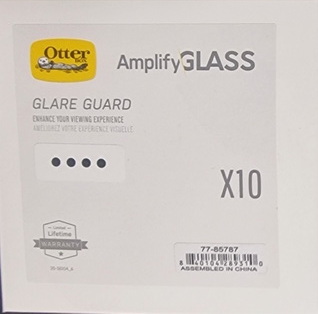 OtterBox Amplify Series Glass Screen Protector Glare Guard Tempered Glass for iPhone 1213 Pro Max New
