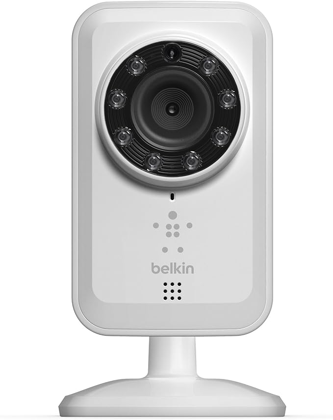 Belkin F7D7601v1 NetCam Wi Fi security IP Camera White Ethernet Wi Fi 1 640x480 New
