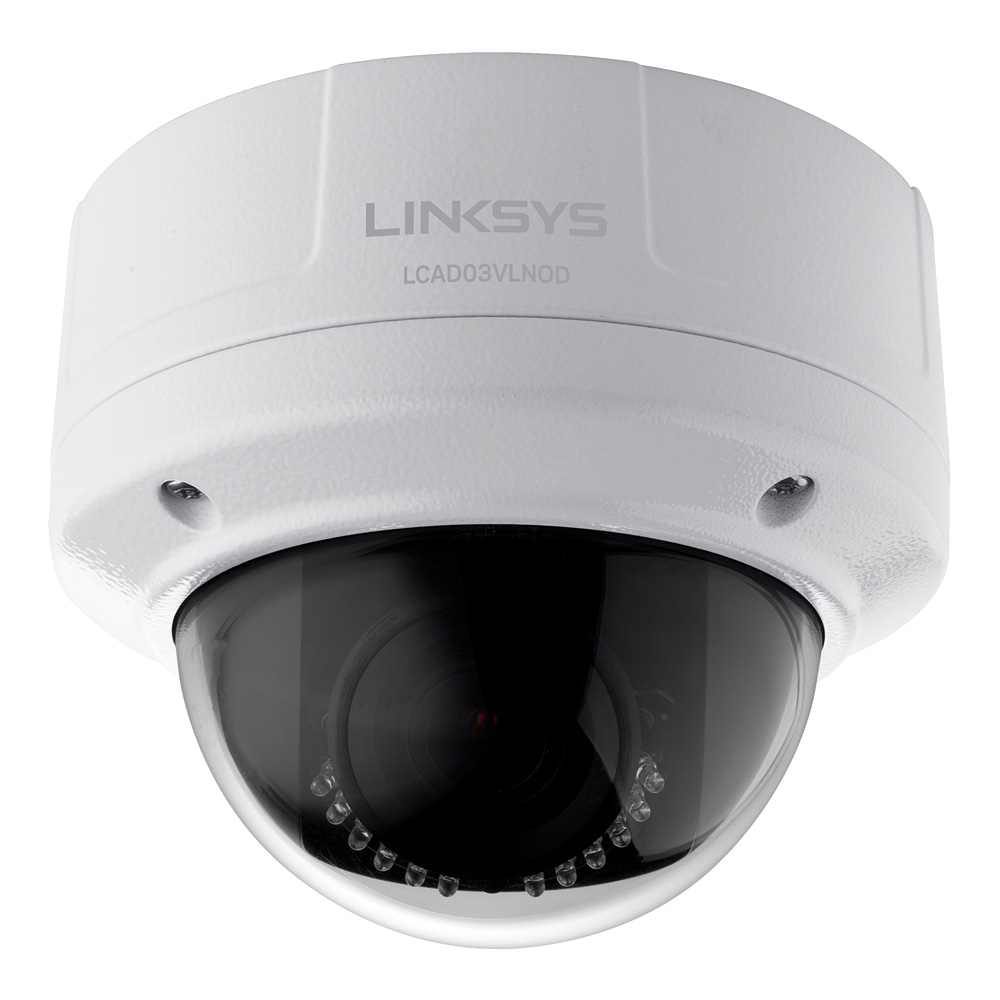 Linksys Indoor Dome Camera 1080p 3MP Night Vision LCAD03FLN for Business New
