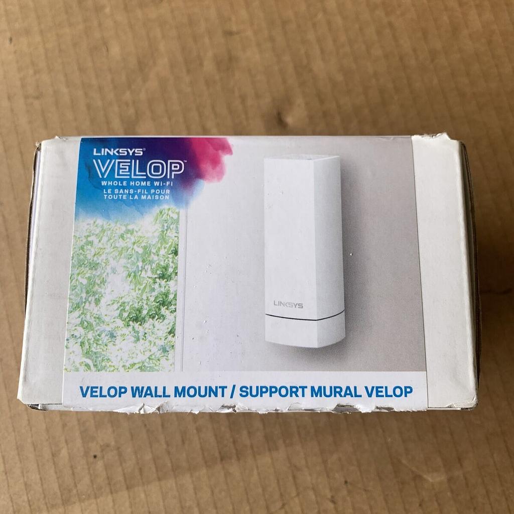 Linksys WHA0301 is a wall mount designed specifically for Linksys Velop Intelligent Mesh Wi Fi systems Open Box