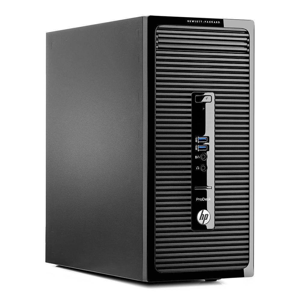 Hp PRODESK 400 G2 MT Desktop Mini Tower Used A i54590S 3 Ghz 8GB Memory Win7 Pro 500GB HDD HD Graphics