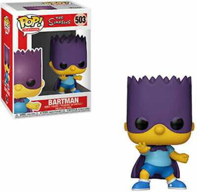 Funko pop Bartman 503 Television  The Simpsons Vinyl Figure Toy