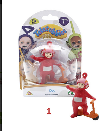 Giochi Preziosi Teletubbies Collectible Figures 8Cm Red with Scooter