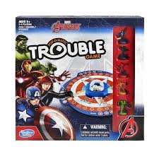 HasbroMarvel Avengers Trouble Board Game B5706 Greek