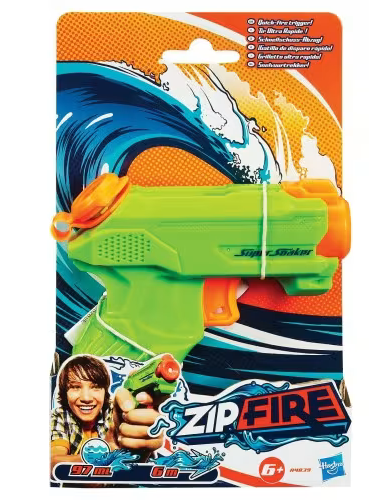 Hasbro Nerf Super Soaker Zip Fire Waterpistol A4839