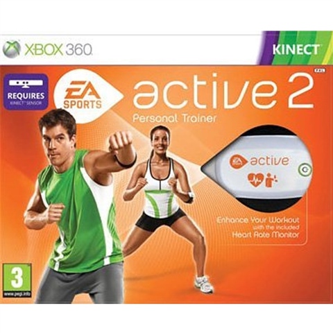 EA Sports Active 2 Personal Trainer Game Belts & Dongle Xbox 360