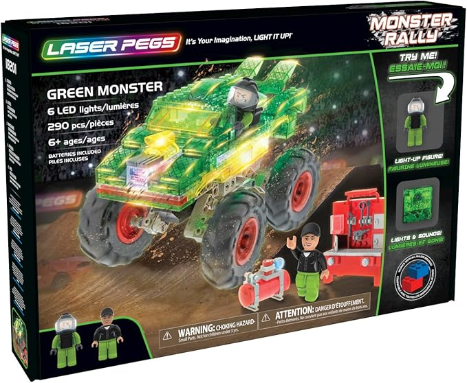 Laser Pegs Green Moster 290pcs