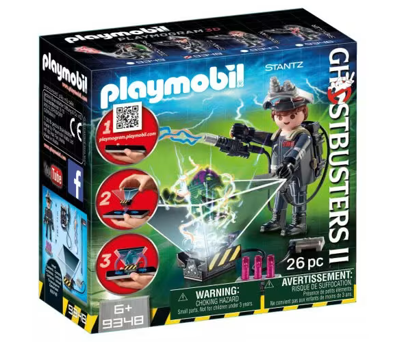 Playmobil  9348 Ghostbusters II Raymond Stantz  26pc