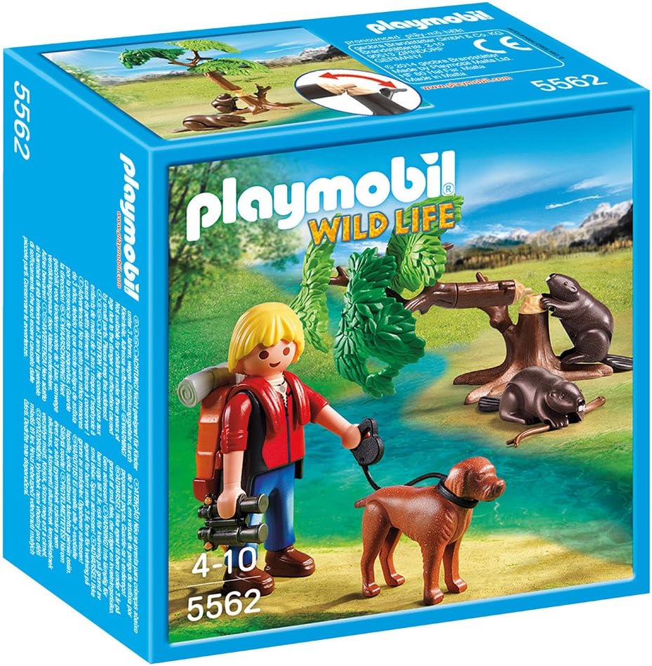 Playmobil Wild Life Beavers with Backpacker Set 5562