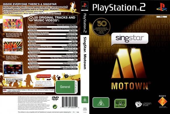 Sony PS2 SingStar : Motown