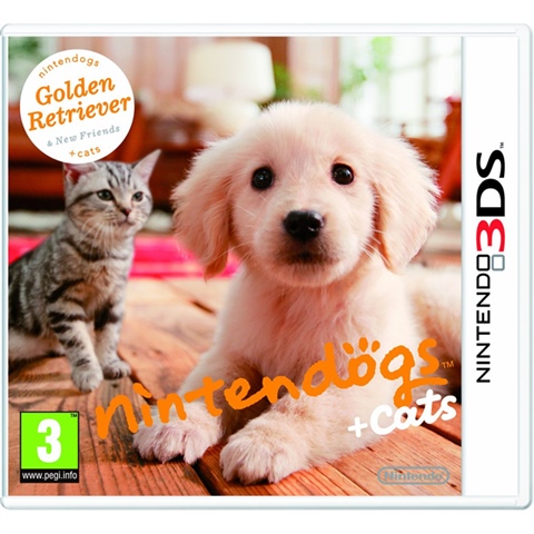 Nintendo 3DS Nintendogs & Cats Golden Retriever