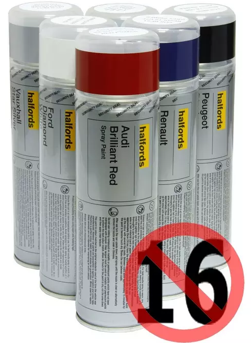 Halfords scratch chip repair for Ford Ivory 395905