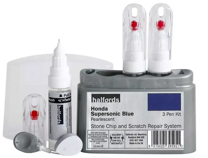 Halfords scratch chip repair for Honda Supersonic Blue 395954