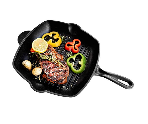 Küpfanche 28Cm Square Grill Pan Made Of Cast Iron