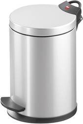 Hailo S 4L Bathroom Bin Κάλαθος Απορριμάτων Silver