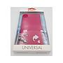 Universal 5XL Rose/Red Wallet Case upto 6.3"