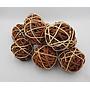 Wicker Rattan Balls Home Christmas Wedding Party Decorative Crafts 16Pcs