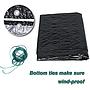 Outdoor Waterproof Barbecue BBQ Cover Grill Burner Cover 138X64X110Cm