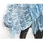 Articiones Indian Dupatta Scarf Silk Light Blue 180cm 50cm